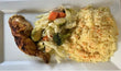 Quarter Chicken Combo 1 (Chicken, Coconut Carrot Rice OR White Rice and Steamed Vegetables)